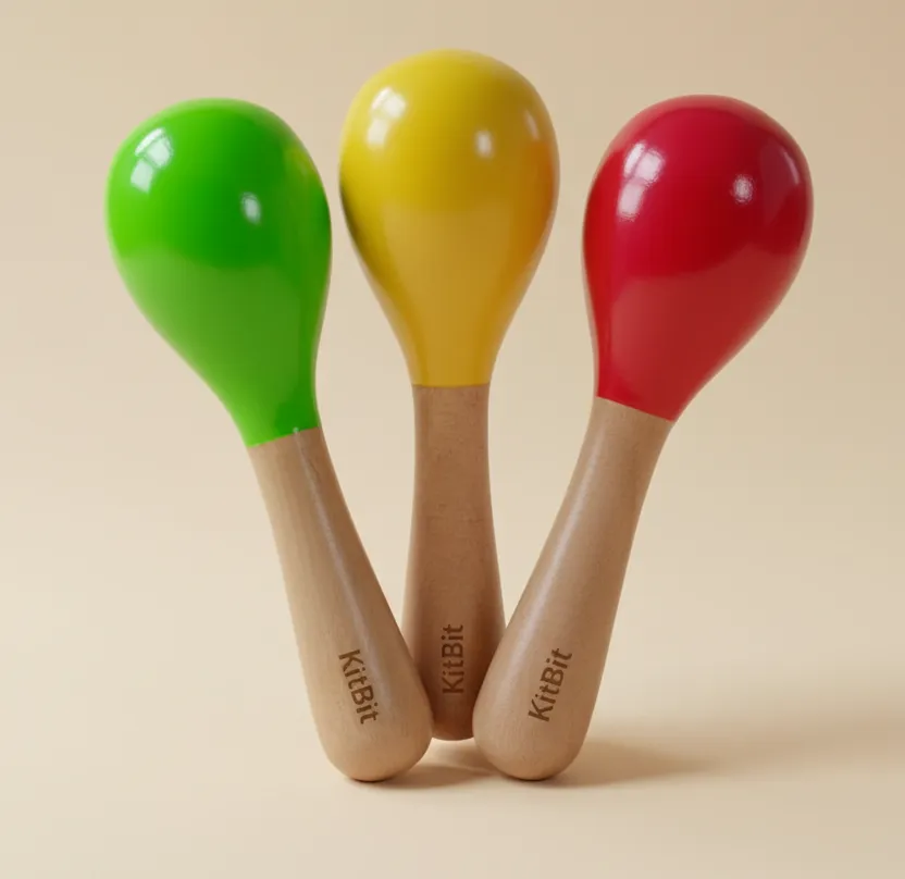 [3] Wooden Maracas