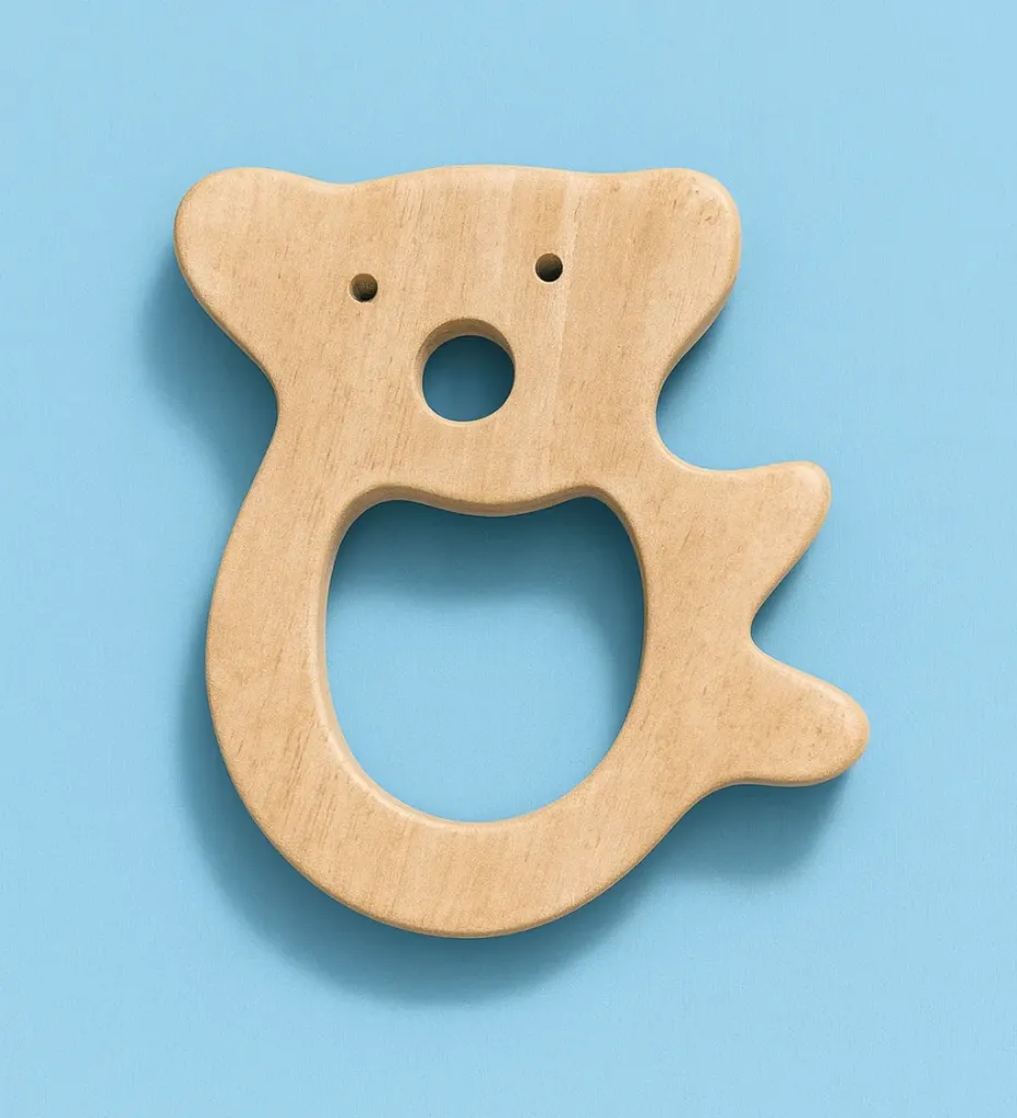 [13] Wooden Baby Teether