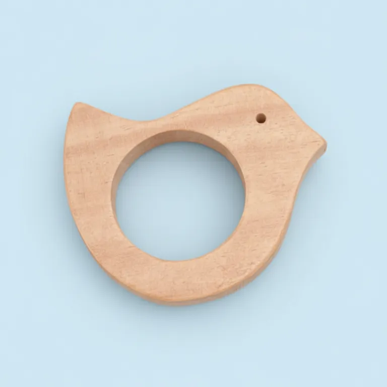 [15] Wooden Bird Teether
