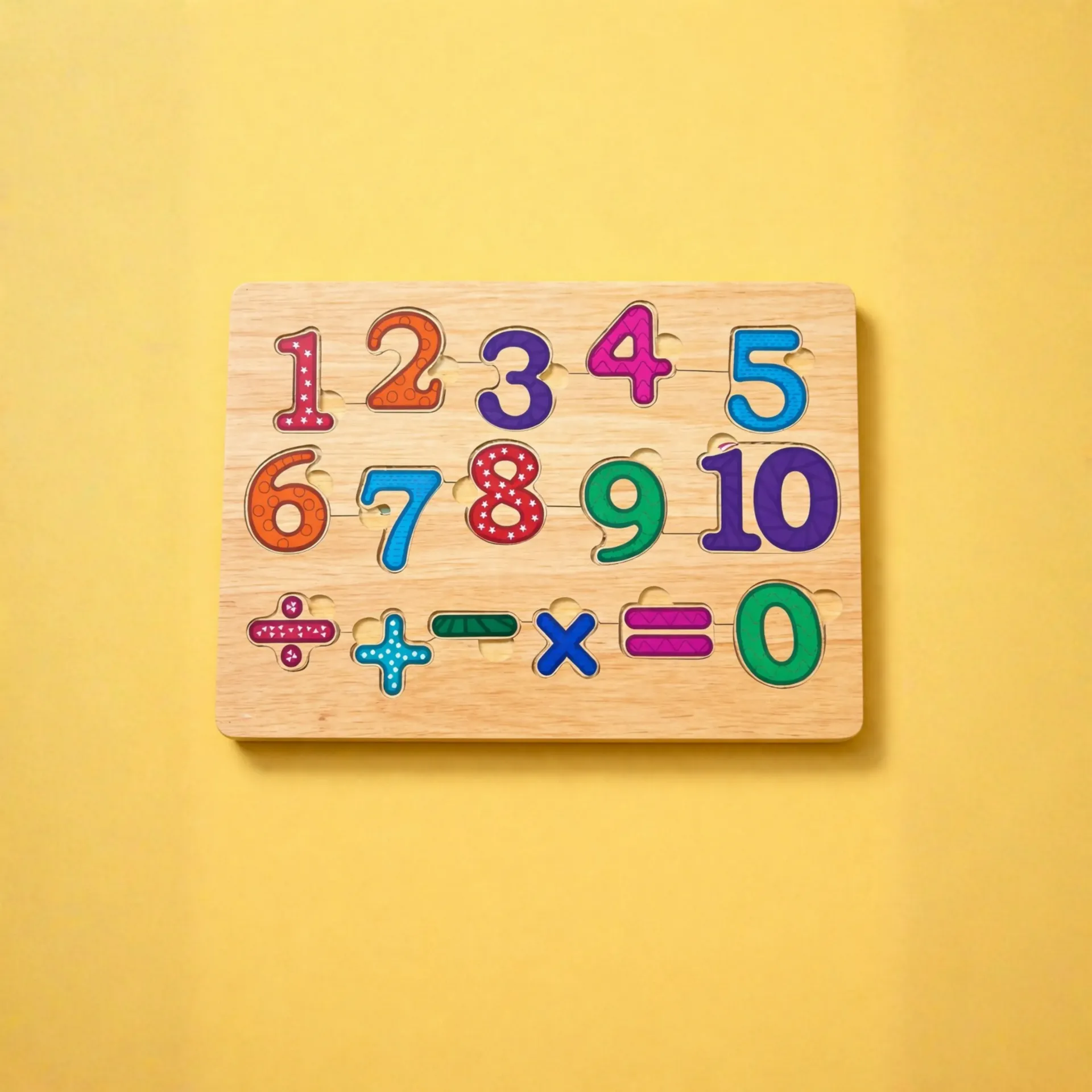 Wooden Number Puzzle 