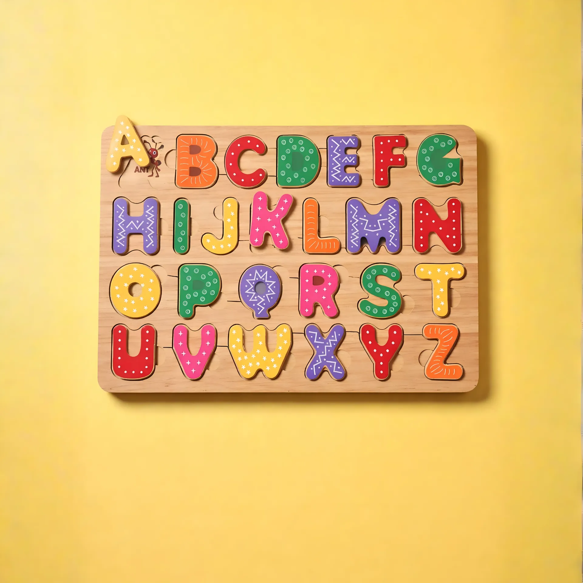 Wooden Alphabet Puzzle 