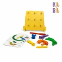 Wooden Alphanumeric Pattern Puzzle Set