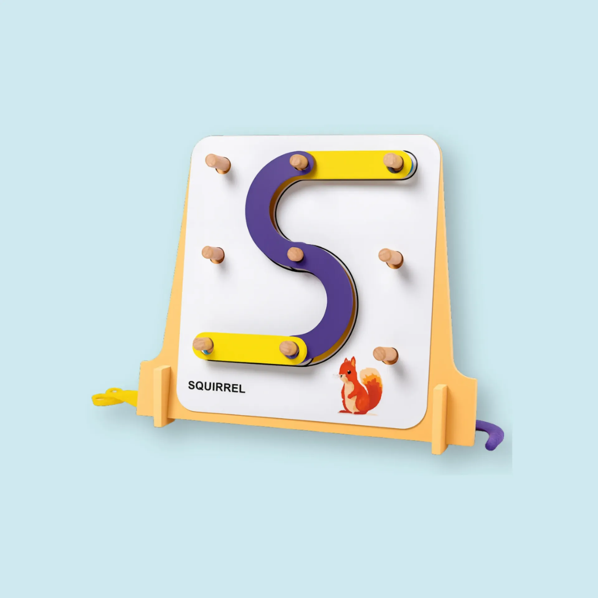 Wooden Alphanumeric Pattern Puzzle Set