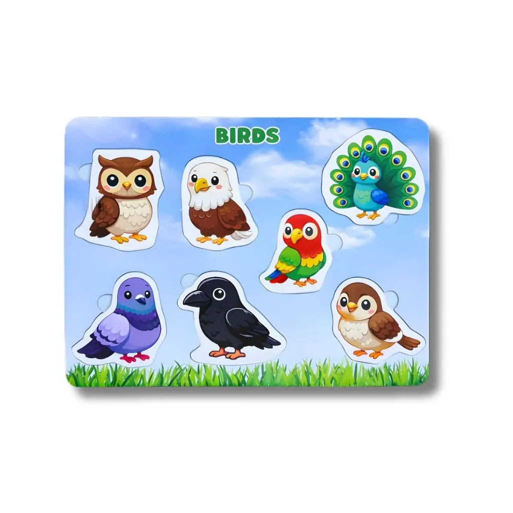 Wooden Birds Puzzle