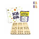 KitBit 2-in-1 Sudoku & Tic-Tac-Toe Wooden Board Game, Wooden , Educational, 27 x 27 cm